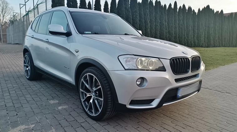 BMW X3 cena 49800 przebieg: 192000, rok produkcji 2012 z Ostróda małe 191